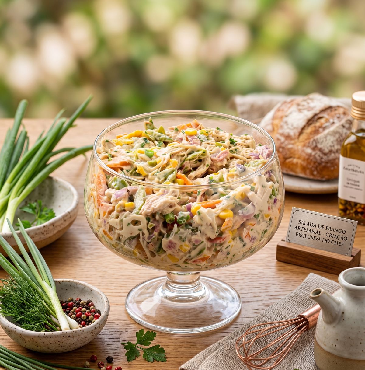 Salada de frango artesanal